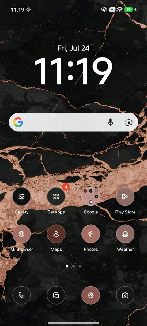 Rose Gold Marble screenshot