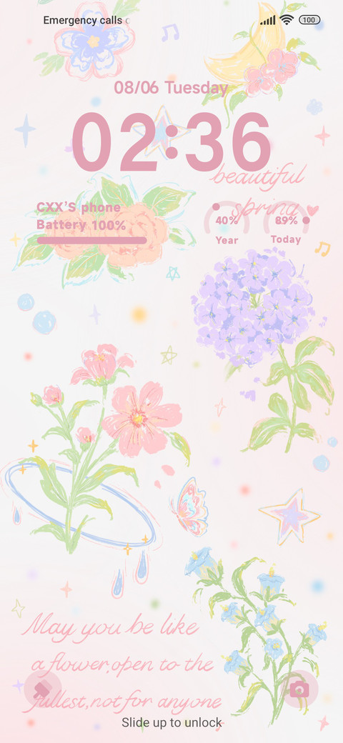 Pink Flowers screenshot