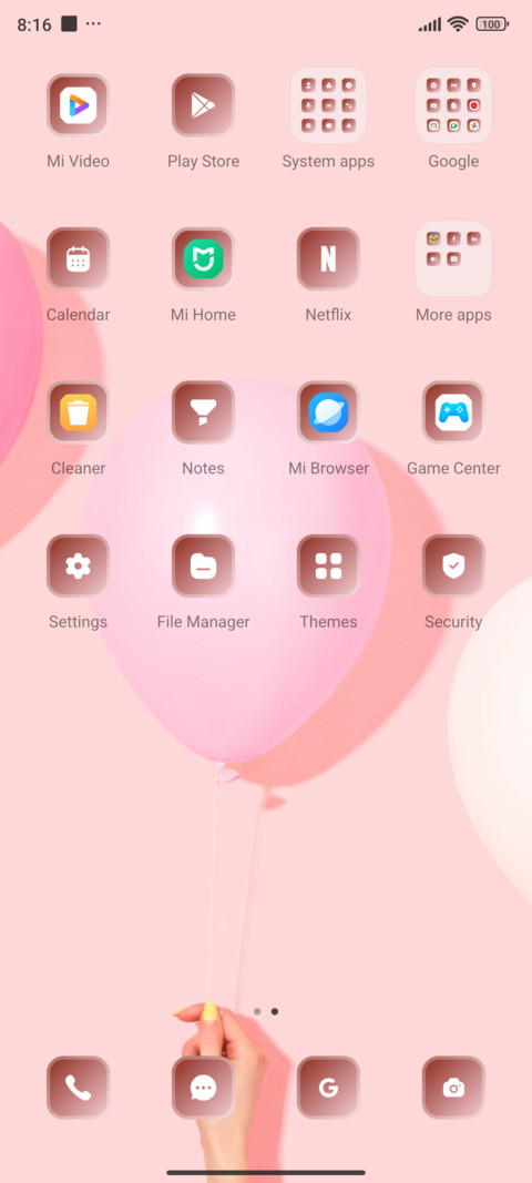 Balloon screenshot