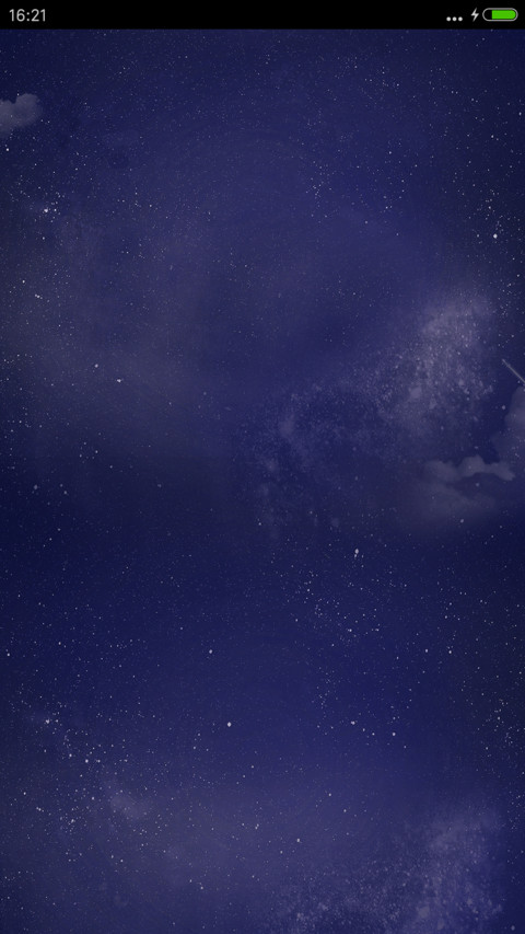魅月OS(锁屏月亮转啊转,动态流星) screenshot