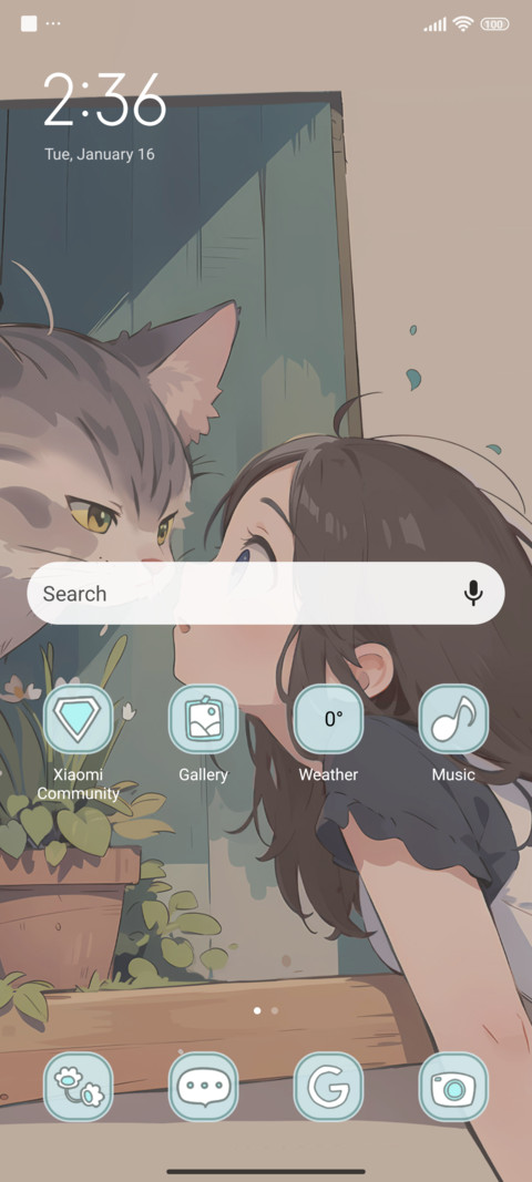 Eye contact cats screenshot