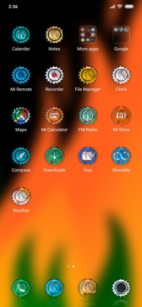 Orange Flame_DWM3 screenshot
