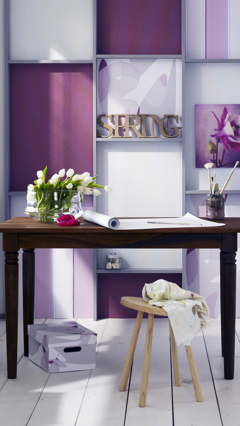 Selected purple minimalist home decor screenshot