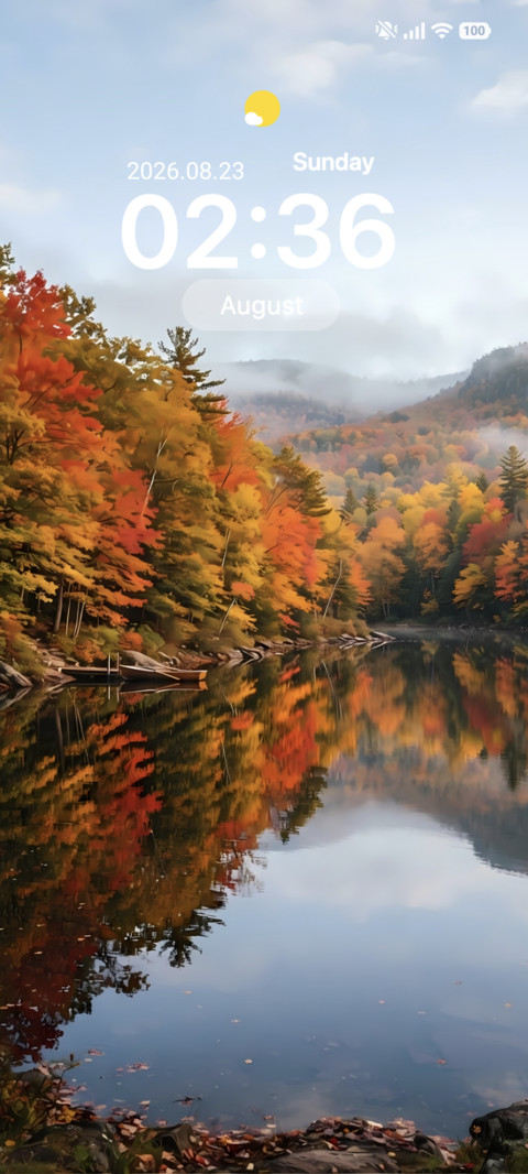 Autumn Reflection screenshot