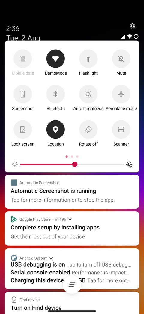 OxygenOS M screenshot