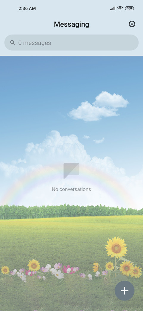 blueSkyAndClouds screenshot