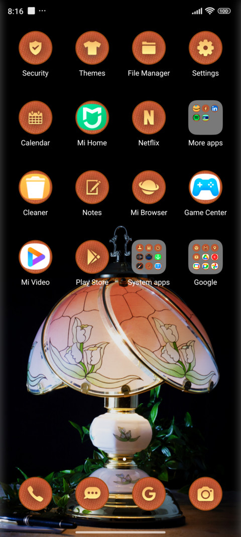 lamp aesthetic screenshot