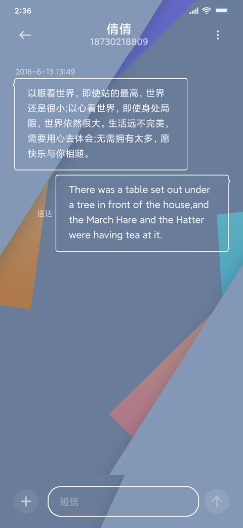 几何清新ins screenshot
