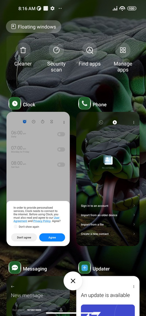 Reptile screenshot