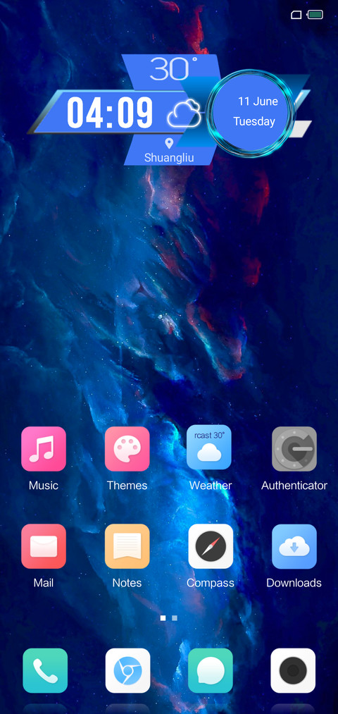 Blue Ring Ottoman  screenshot