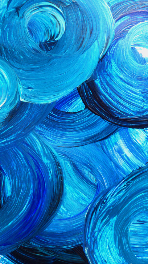 Blue painting screenshot