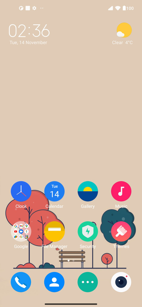 Flat Circular screenshot