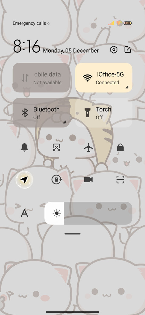 Luminous Peach Cat screenshot