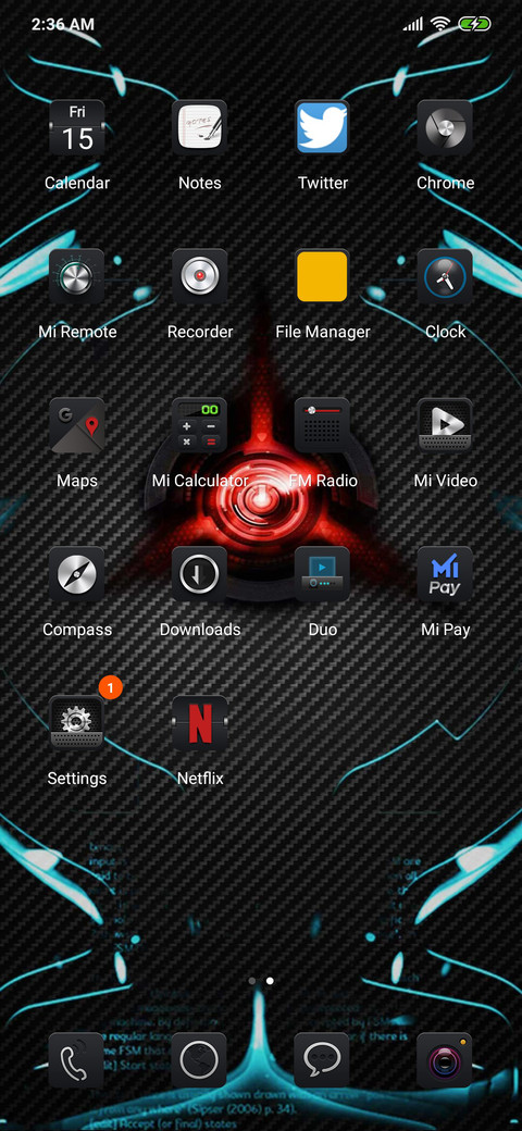 Fantasy technology screenshot