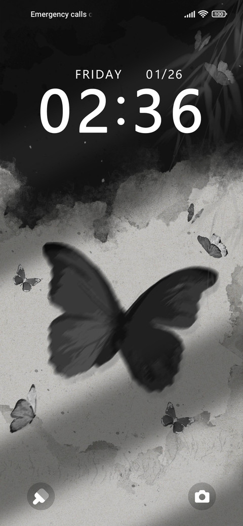 ink wash butterfly screenshot