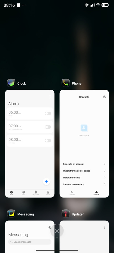 Frosted Black screenshot