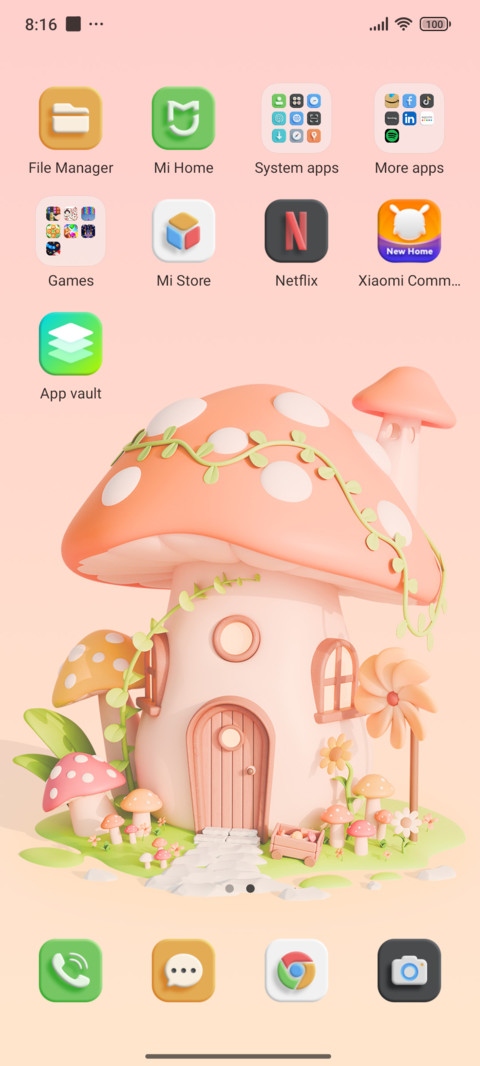Mushroom house screenshot