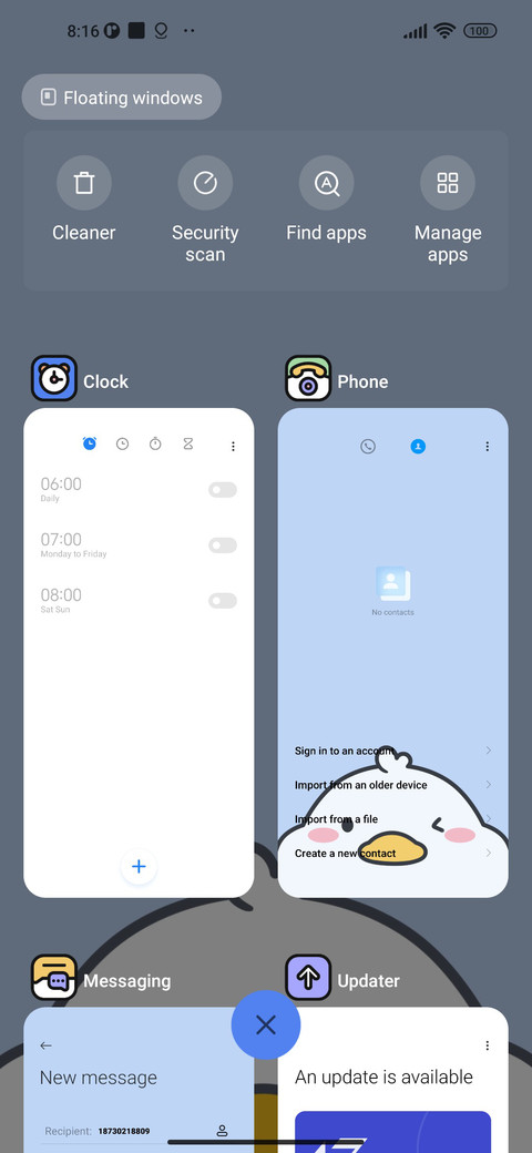 Klein Blue Duck screenshot