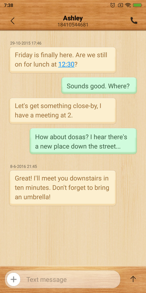 Wooden style screenshot