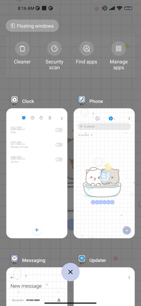 Sticker Peach cat screenshot