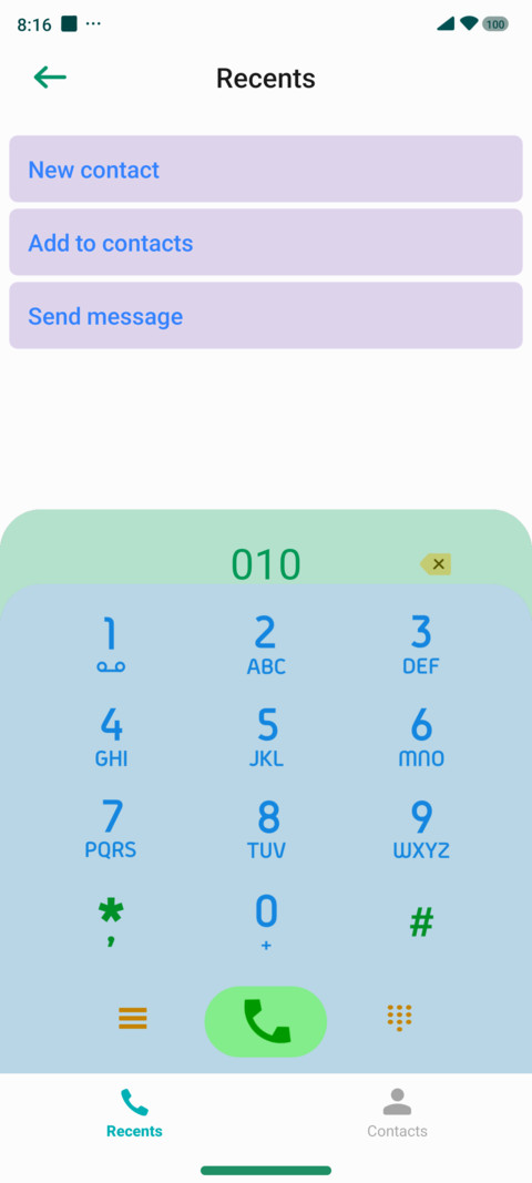 Colors UI screenshot