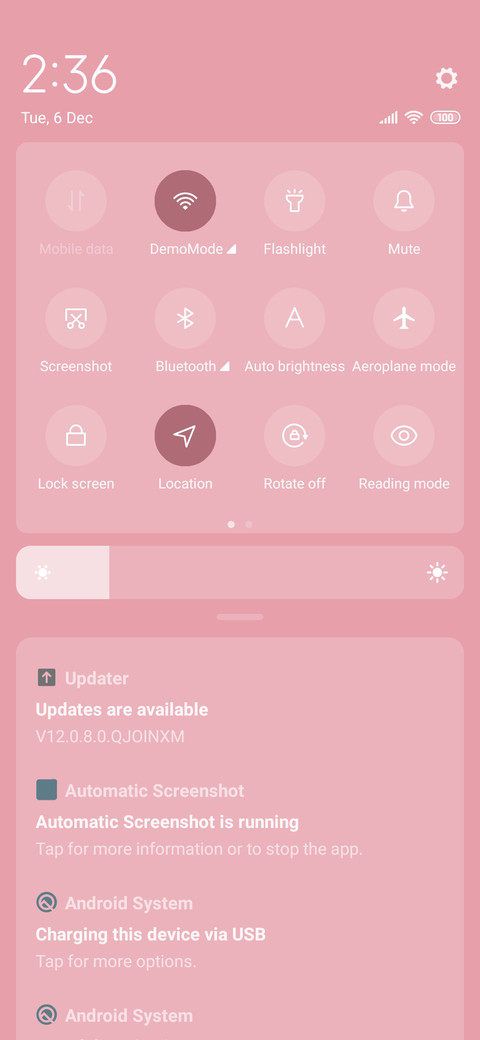 Bright green screenshot