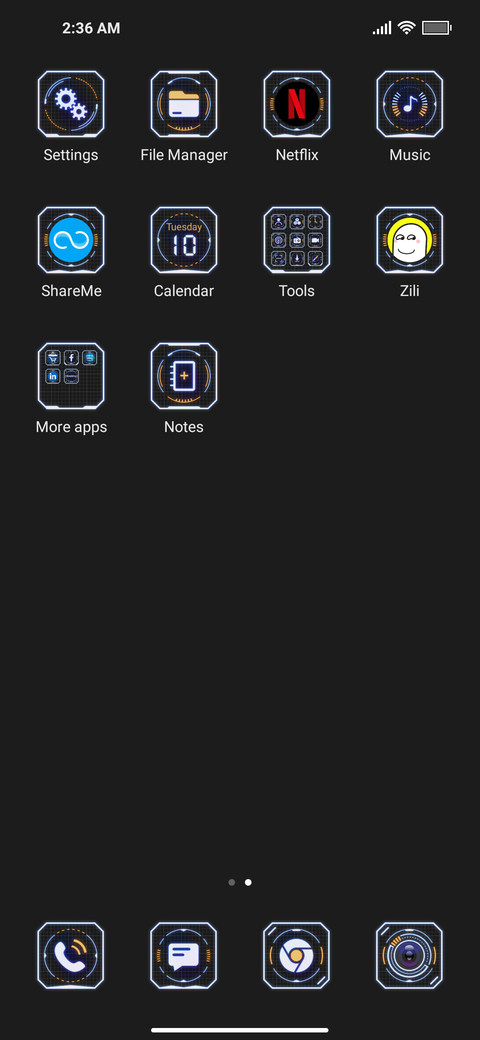 dark technology screenshot
