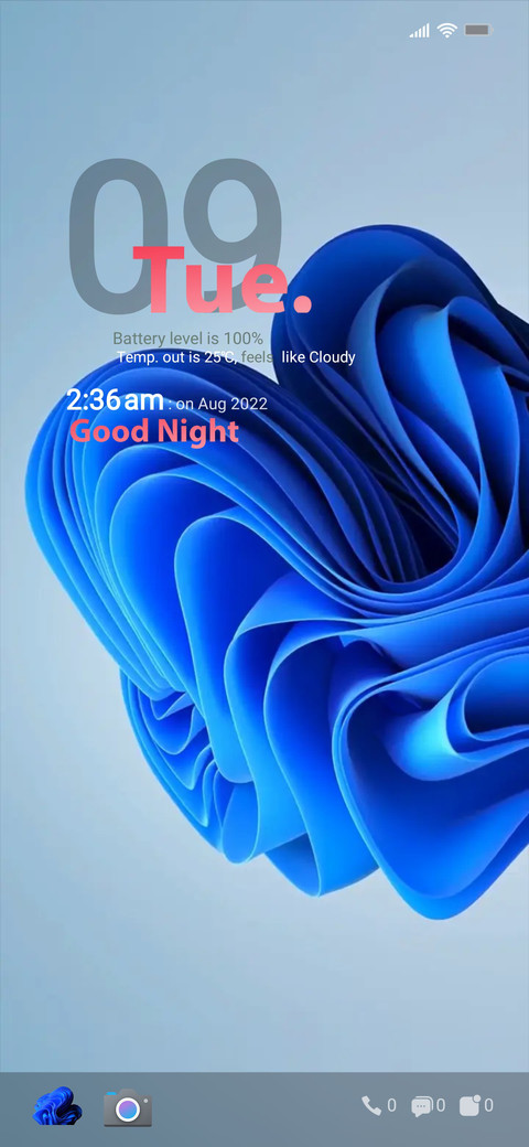 Lavender OS screenshot