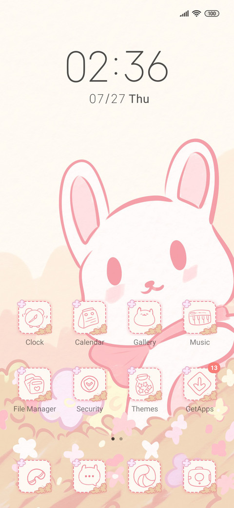 Rabbit Pink Garden screenshot