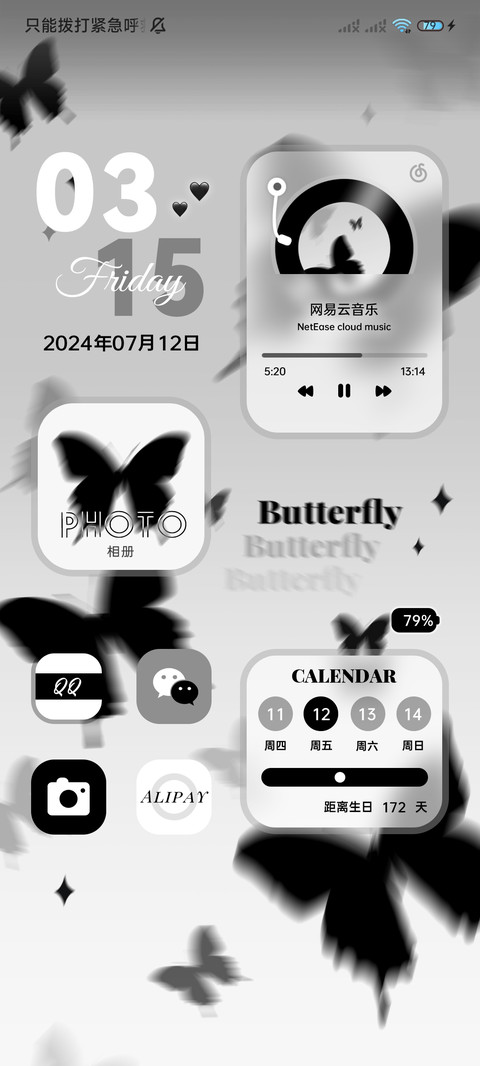 ins 冷淡黑蝴蝶 screenshot