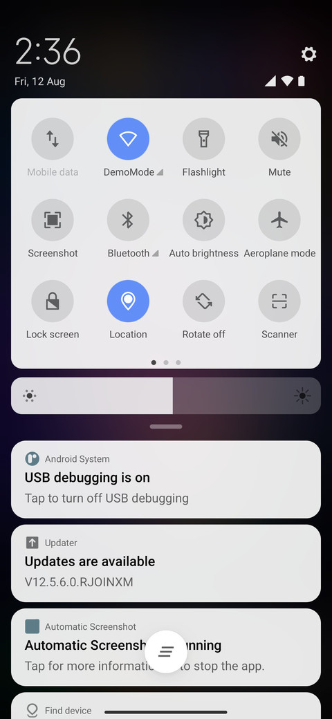color screenshot