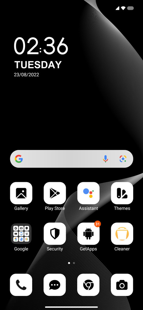 Black Pattern screenshot