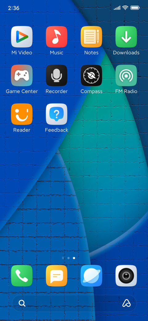 Blue Highlights screenshot
