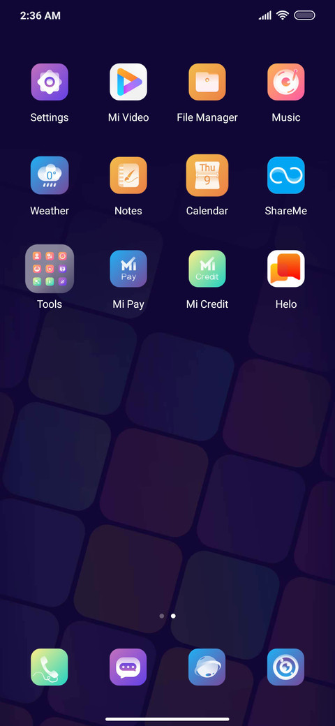 Shining color screenshot