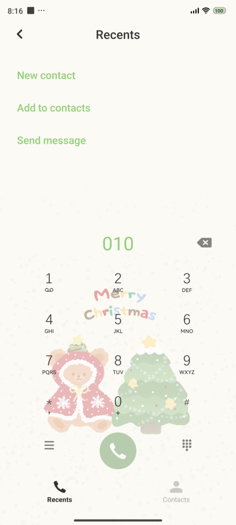 Christmas bear screenshot