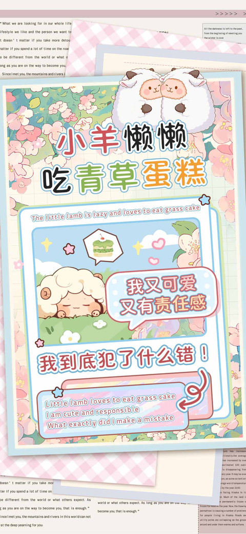 小羊懒懒吃青草蛋糕 screenshot