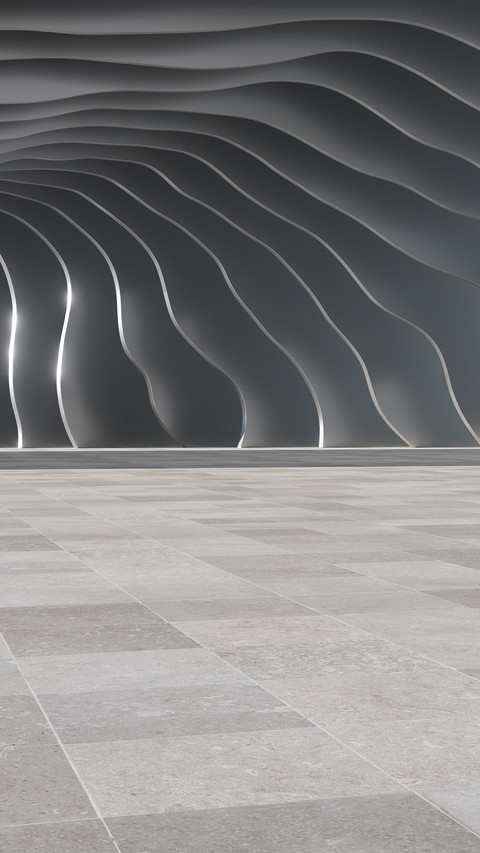 Grey architectural space screenshot