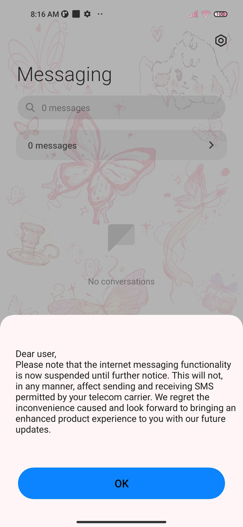 Romantic butterfly screenshot