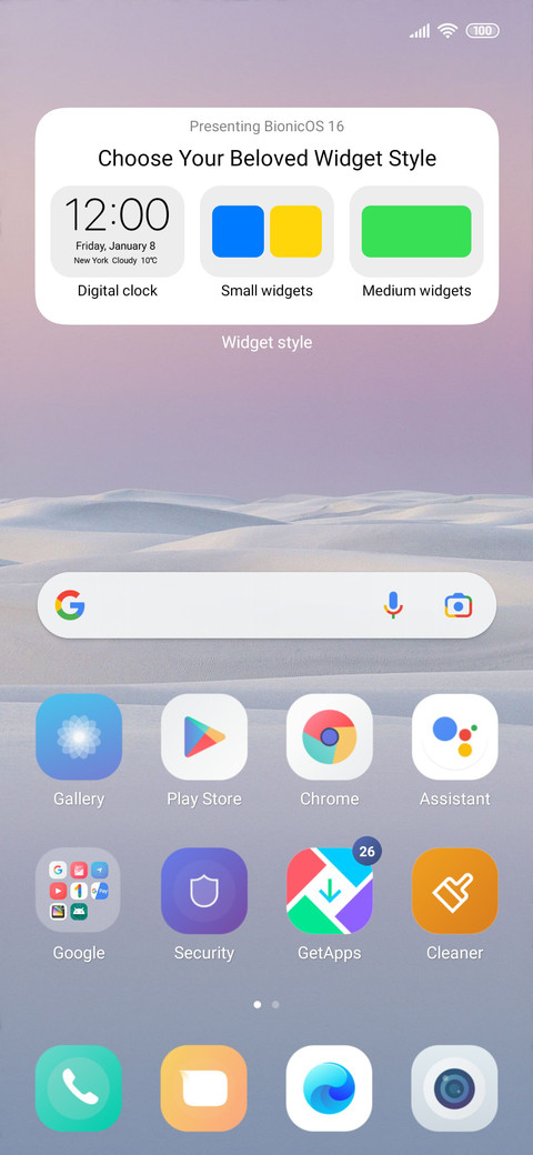Sunset screenshot