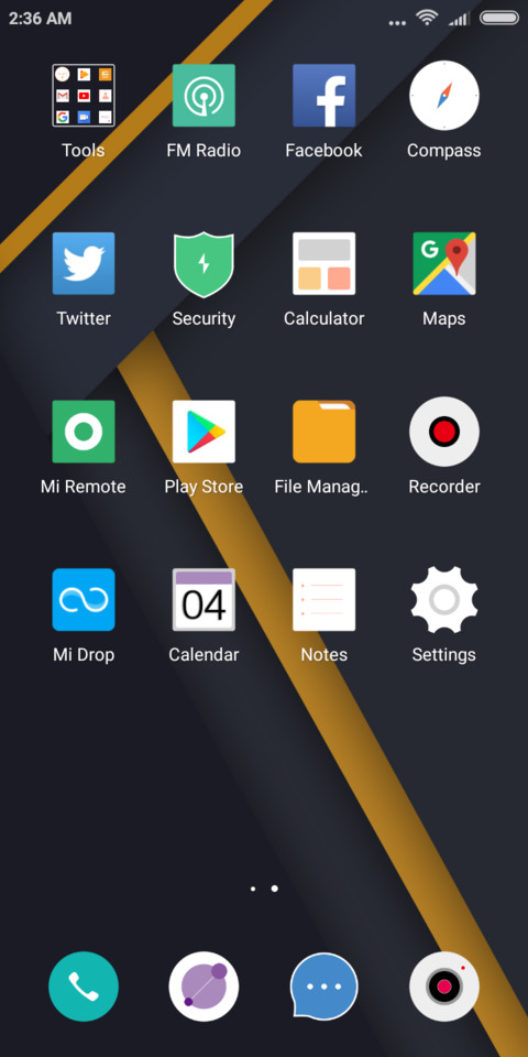 impression screenshot