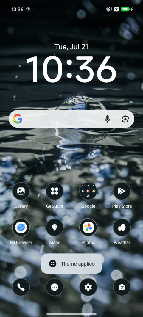 Water Drops screenshot