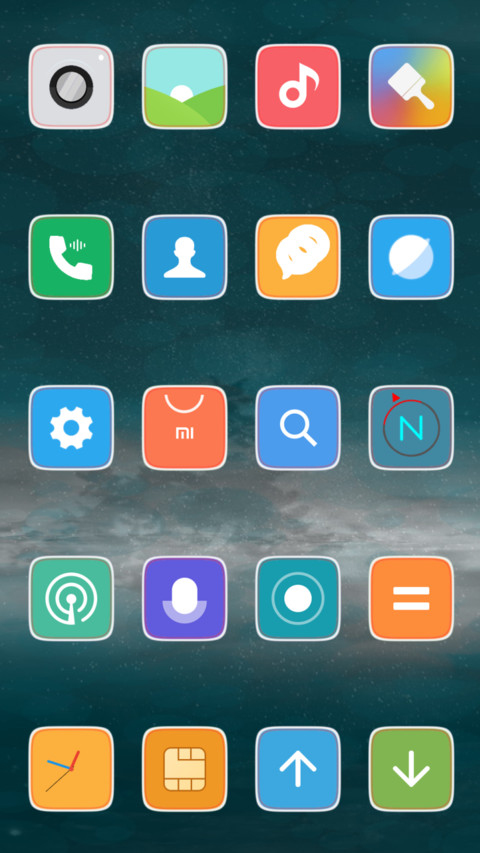 Teal UI met U screenshot
