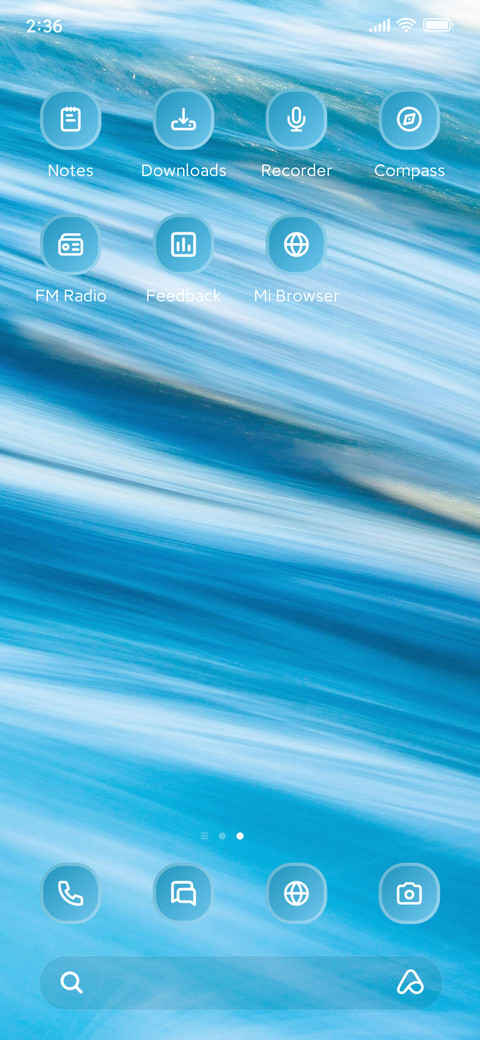 Abstract Blue screenshot