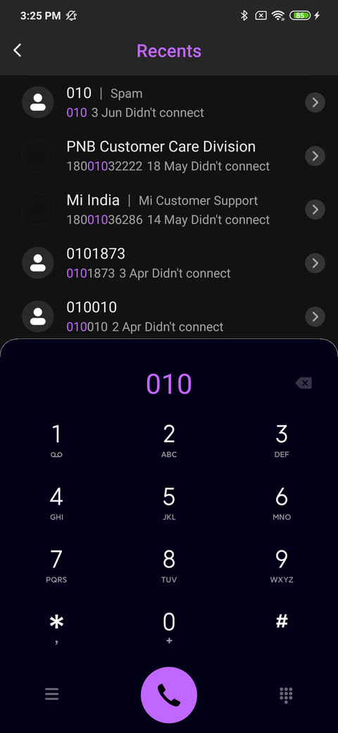 Space Purple  Dark  screenshot