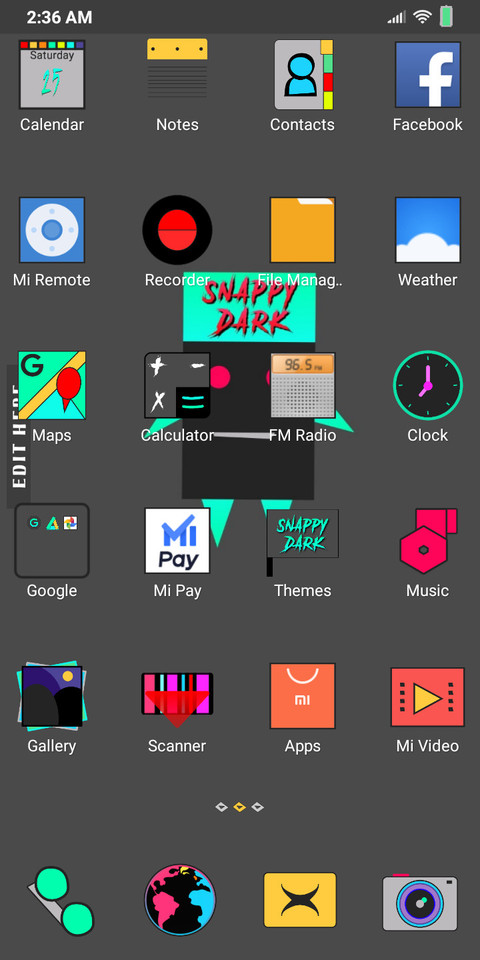 Snappy Dark  screenshot