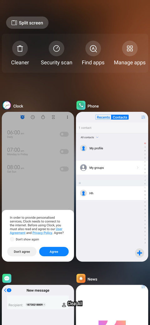 iPhone Xs Max screenshot