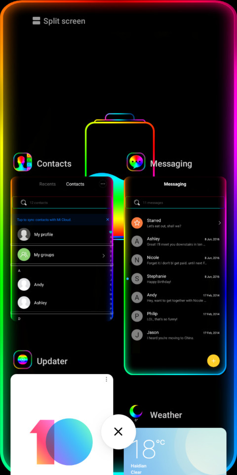 Rainbow Battery screenshot