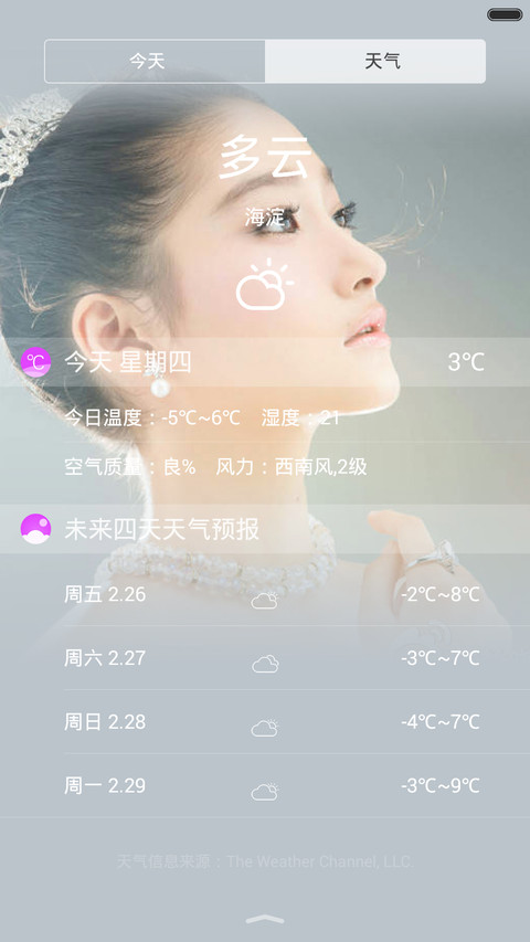 国民闺女关晓彤（ios全面锁屏+全图标+自由桌面） screenshot