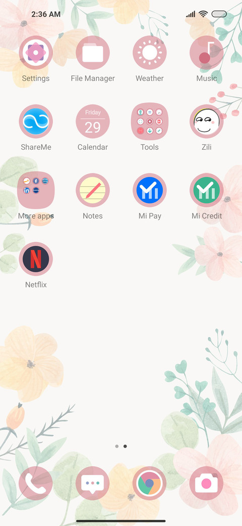 Pastel Flowers II screenshot