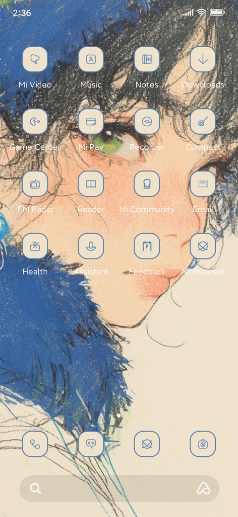 Pencil drawing screenshot